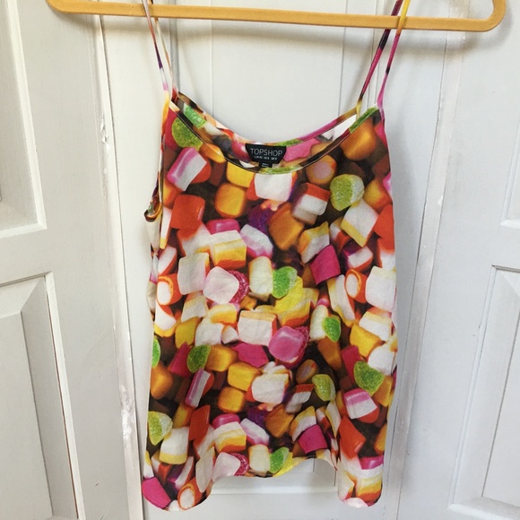 Topshop Colorful Candy Top - Picture 2 of 8